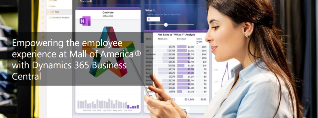 Empowering the employee experience at Mall of America with Dynamics 365 Business Central